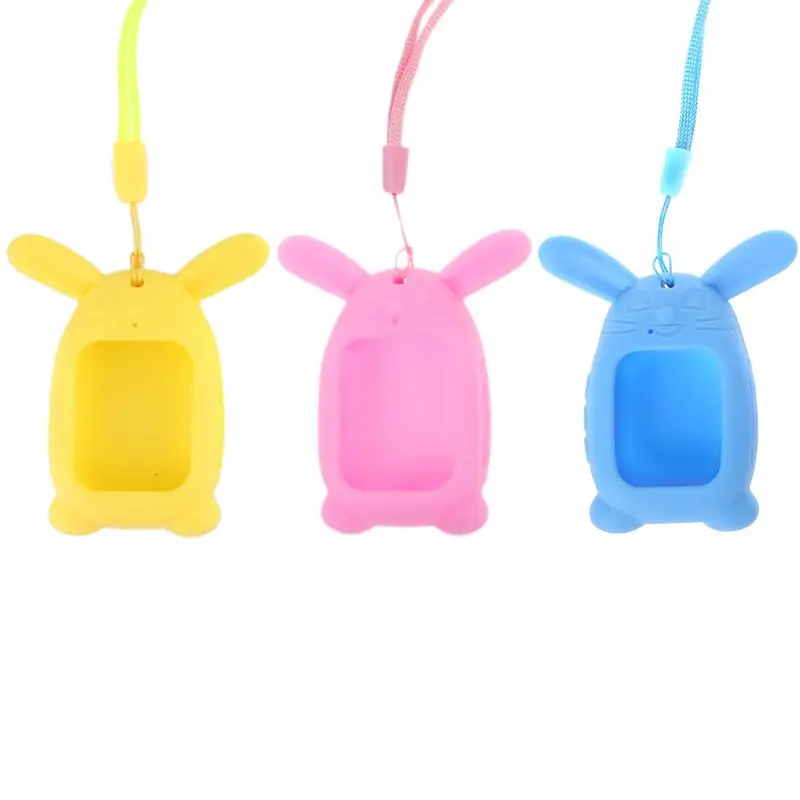 Cute Rabbit Silicone Pendant Sling Protective Cover For Q90 Kids Smart Watch