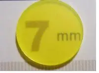 

Прозрачная керамика Ce-YAG, светящаяся керамика YAG светодиодный светодиодные осветительные материалы, желтый светящийся, размер на заказ