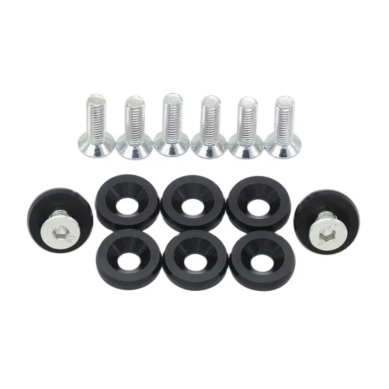 Aluminum 19MM Fender Washers and Bolt for Honda Civic Integra RSX EK EG DC 1 set=8pcs