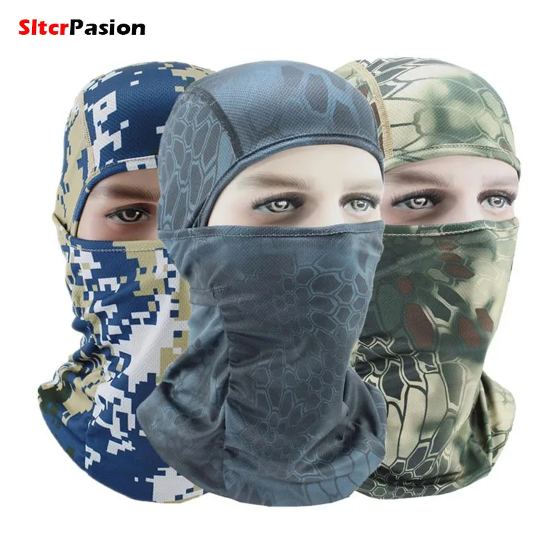 Motorcycle Mask Windproof Riding Mask Python Hat Hood Outdoor Tactical Sun Protection Breathable Dustproof Headgear