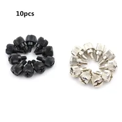 10 Pieces Carbon Steel Computer Case Screws Black Or Nickel Computer Case Screw Hand Tighten Thumb Screw