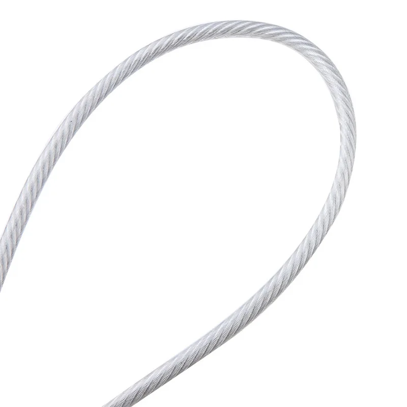 Steel Wire Whip Stainless Steel Metal Handle Round Wire Outdoor EDC Self Defense for Women Anti-wolf Tool First Aid