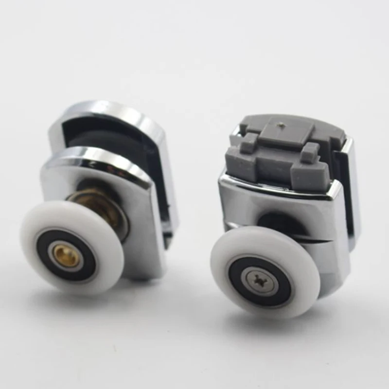 Bathroom Door Rollers Home Pulley Wheels  Glass Sliding Aluminum Door Pulley Shower Room Cabin Replacement Doors Accessories