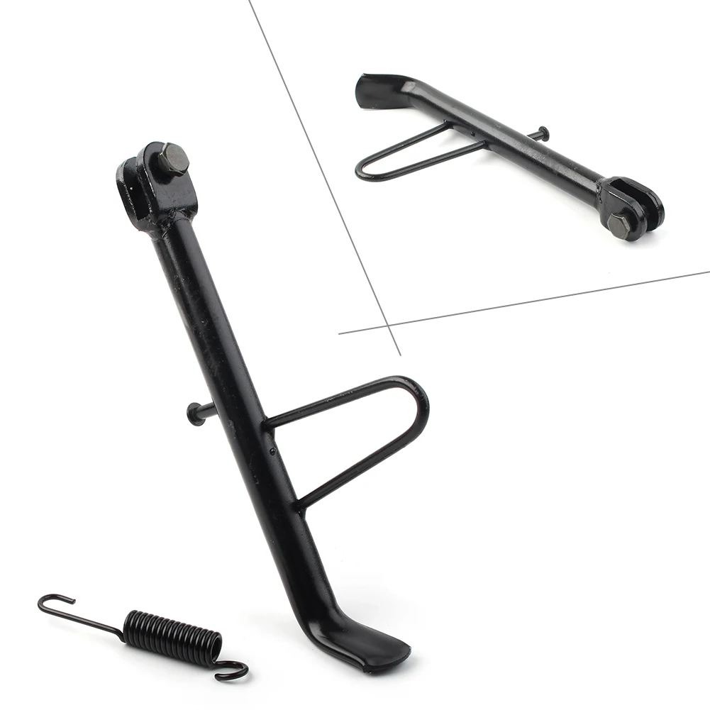 21CM Universal Motorcycle Scooter E-Bike Kickstand Foot Side Stand Support Black Motorbikes Accessories