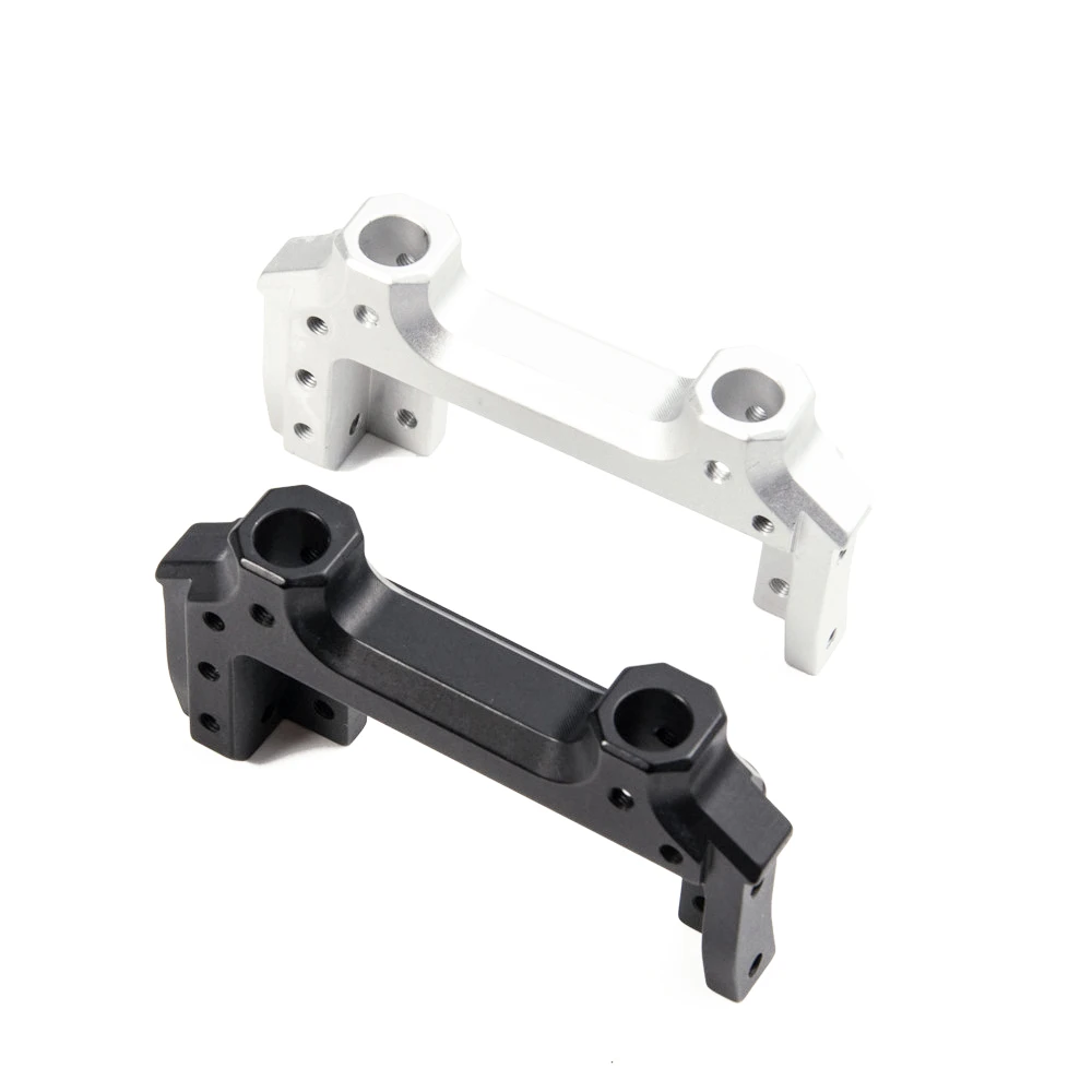 YEAHRUN-Support servo de pare-chocs avant en alliage d'aluminium, pour Axial SCX10 II AX90046 90047 1/10 RC inoler, pièces de mise à niveau de voiture