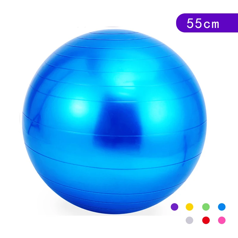 Yoga Ball Pilates Explosion-proof Pregnant Women Special Midwifery Shaping Weight Loss Fitness Gymnastics Movement 55cm