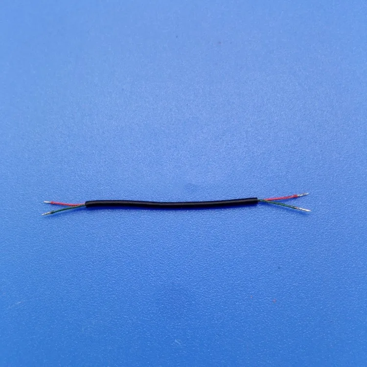 10pcs 2 core enameled wire 60 80 100 120 150 200MM Double head tin peel off the skin Earphone cable weld line