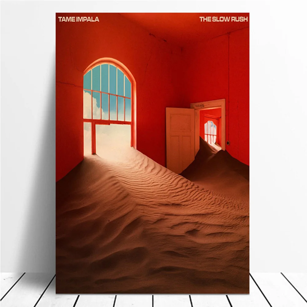 Tame Impala The Slow Rush Cover Poster New Album 2020 Painting poster Art Poster Canvas Home Decor Wall Picture Print
