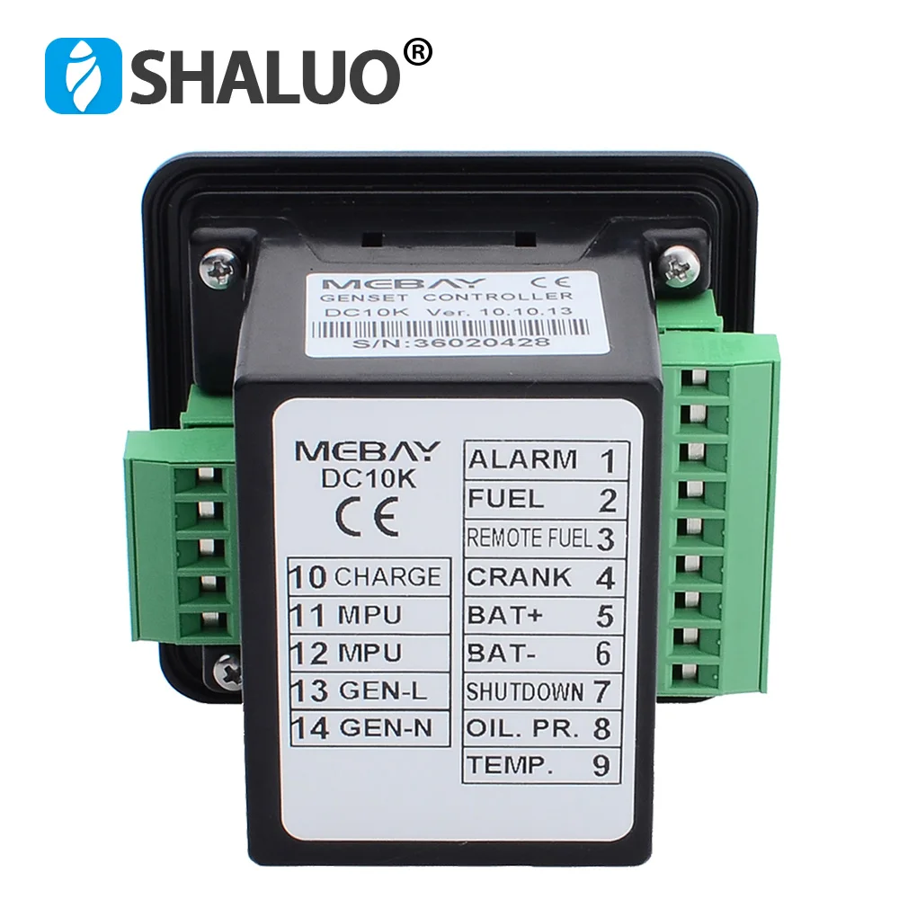 DC10G DC10K Mebay Generator Engine Multifunction Controller Manual Start Stop Control Module Genset Parts CE Certification