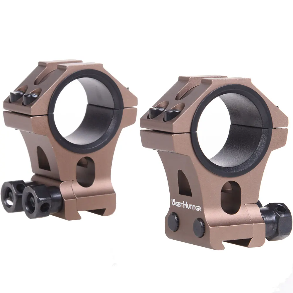 WESTHUNTER 30mm/25.4mm Rifle Scope Rings High Profile Dovetail 11mm Rail Optical Sights Mounts for Hunting Airgun Accessories