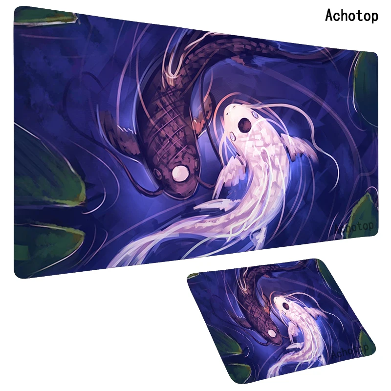 

60x30 Cute Cartoon Fish Mouse Pad Gamer Desk Mat Large M L XL XXL Computer Gaming Peripheral Accessories Mouse Pad Mats PC Gamer