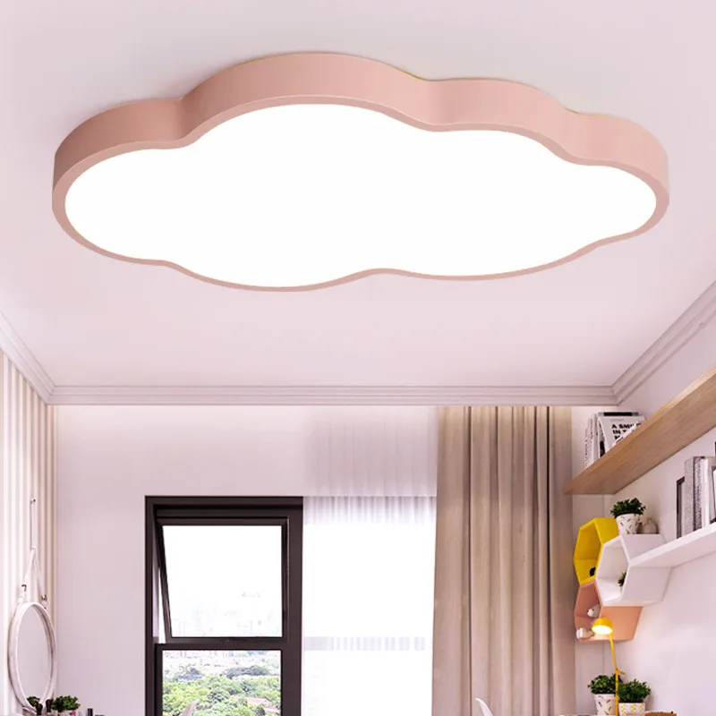 Children\'s Room Ceiling Light Bedroom LED Ceiling Lamp Classroom Playground Hall Kindergarten Ceiling Light Cloudy Cartoon Shape