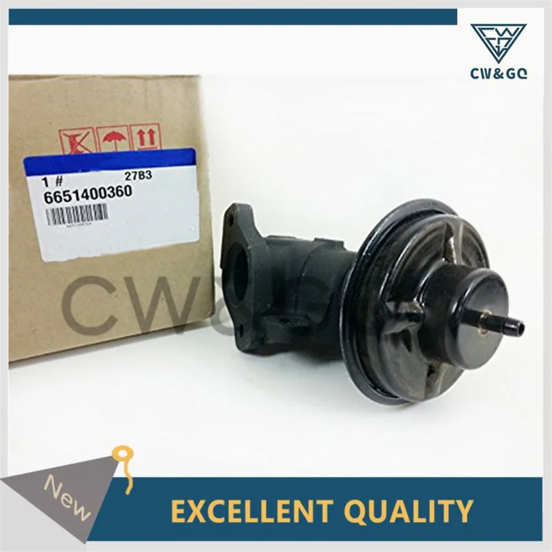 OEM 6651400360 Exhaust valve EGR Valve w Turbo Diesel For Ssangyong Kyron Stavic Rexton 2.7Xdi D27 DSL #6651400360