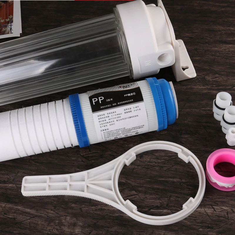 10 Universal inch Water Filter Front household filter With PP Cotton PET Filter Bottle  Filter Barrel