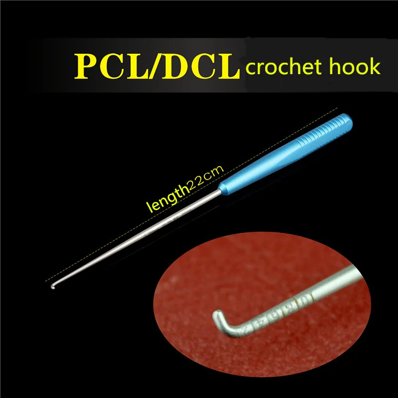 

Orthopedic instrument medical sport medicine PCL DCL hook Crochet probe Knee shoulder hip joint Cruciate ligament tendon