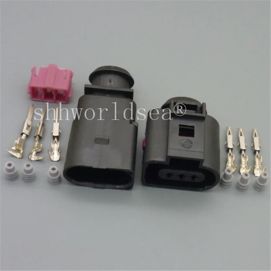 Shhworldsea 1J0973703 3D0973703 For VW Passat Golf Jetta For Audi A3 A4 A5 A6 Q5 Q7 Camshaft Cam Sensor 3 Pin Wire Connector