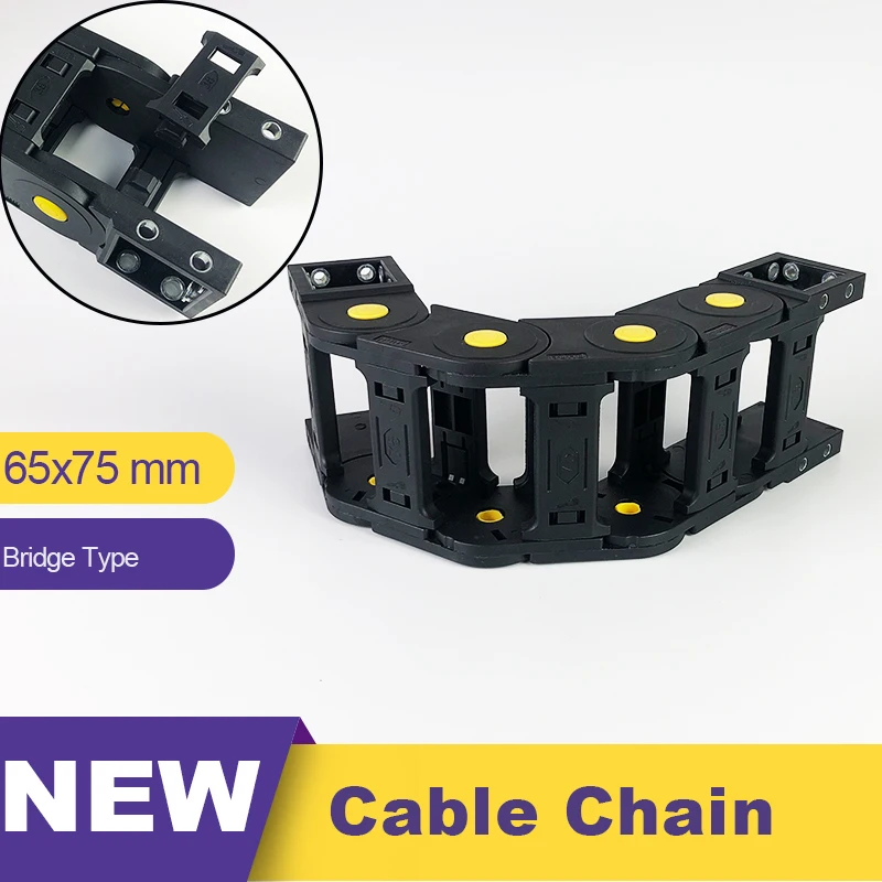 65*75 65x75 Nylon Cable Chain Towline  65 Wire Carrier 1 meter