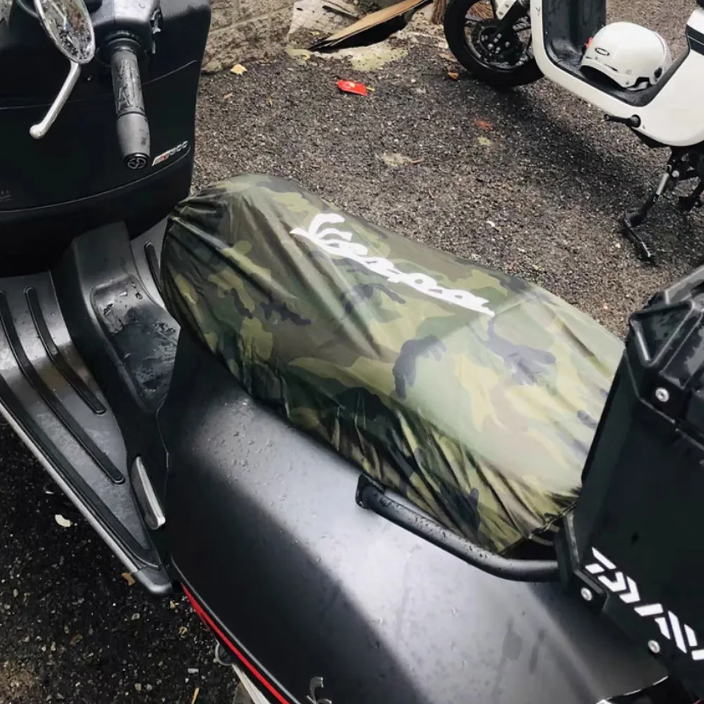 1PC motocykl wodoodporna pokrywa na siedzenie elastyczny futerał na akcesoria dla Vespa GTS300 150 pyłoszczelna osłona przeciwdeszczowa