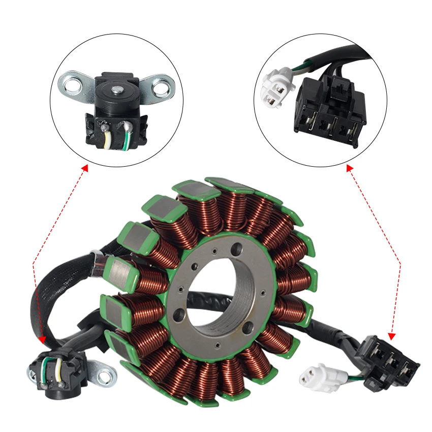 

Motorcycle Generator Stator Coil Comp For Kawasaki KLE250 ER400 Z400 EX400 Ninja 400R ABS KLE300 250 ABS 21003-0178 21003-0175