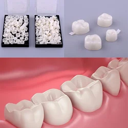 50pcs clareador Dental Teeth Veneers Ultra Thin Whitening Resin Molar Anterior Temporary Crown Porcelain Material Oral Care Tool