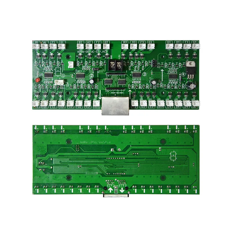 Imagem -02 - Números Cartão de Motorista para o Preço do Óleo de Gás Placar Tempo Led Dígitos Módulo Cartão de Controle com Cartão de Controle Dc4 1a