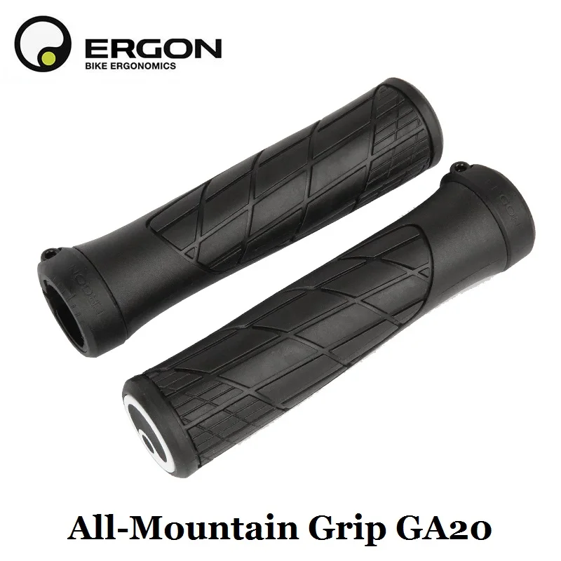 ERGON GA3 GE1 GA20 Anti-slip Rubber Grips Bicycle Handlebar Grip MTB Cycling Soft Handle Grips Bike Bar End Mount Hand Covers