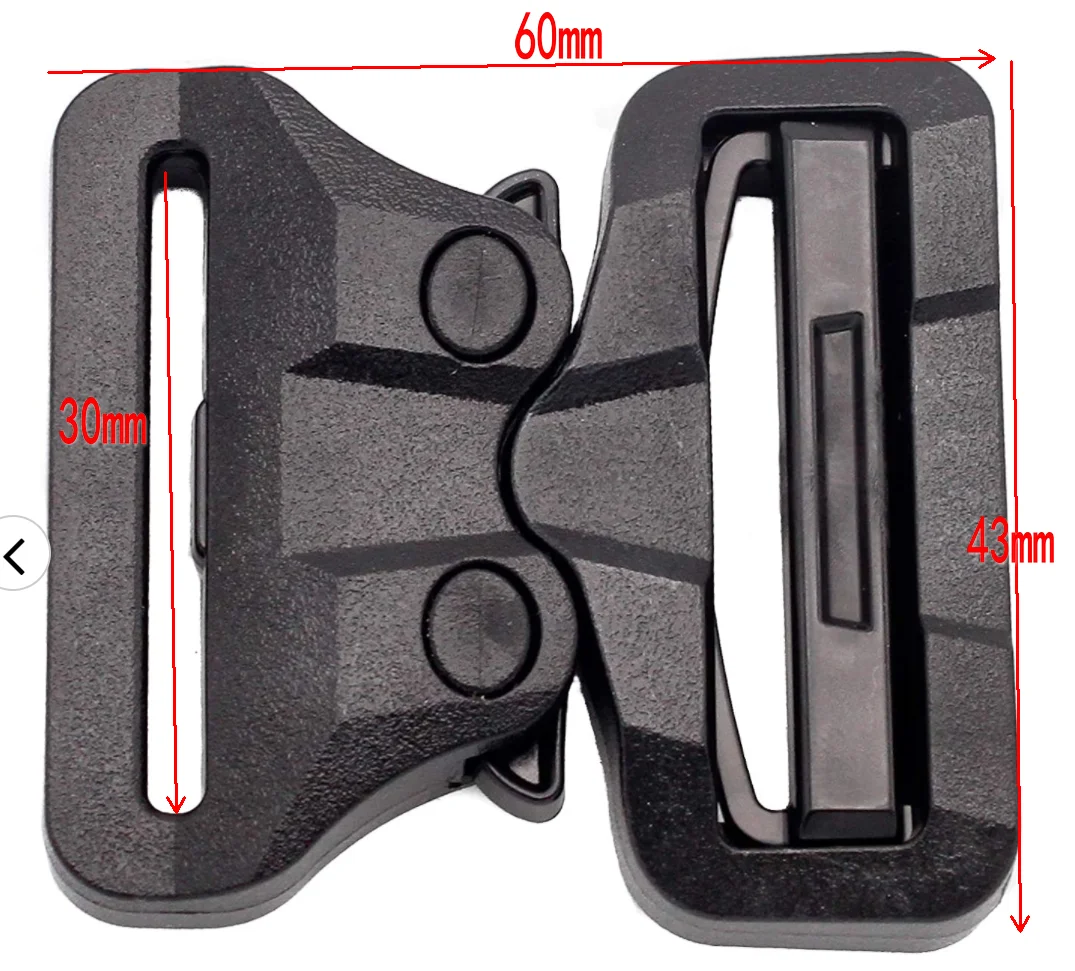 Side release buckle  Adjustable Webbing Buckle 30mm 1 3/16