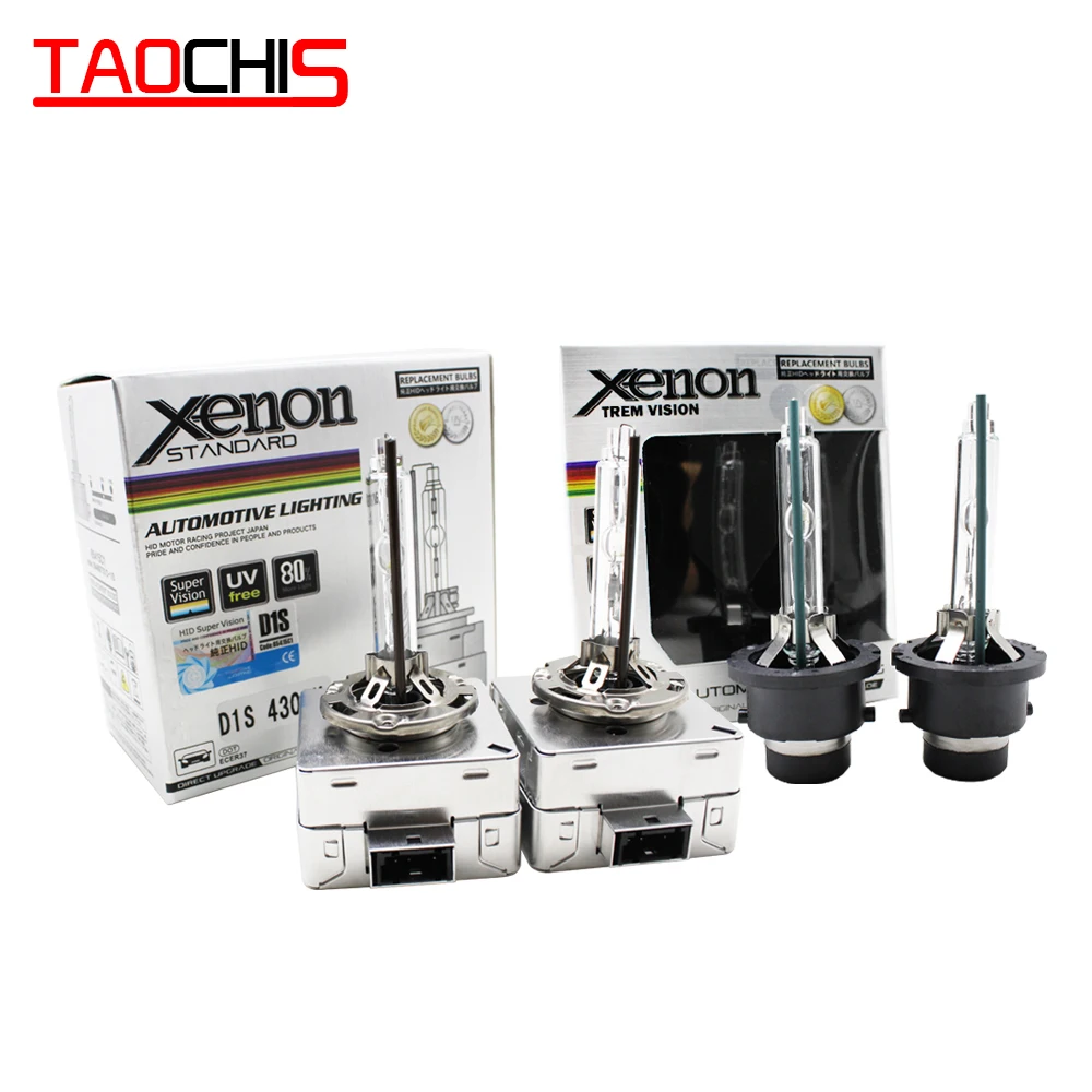 

TAOCHIS 12V 55W Auto Car styling HID Bulb D1S D2S D3S D4S Xenon Lamp headlamp light Replacement upgrade headlight