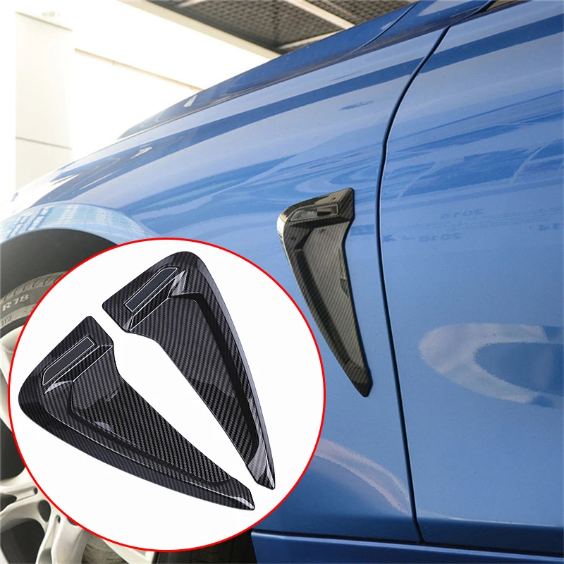 Universal Car Sticker Cover Trim for Front Fender Side For BMW X1 X3 X5 E36 E39 E46 E30 E60 E90 E92 F30 M Air Vent Decoration