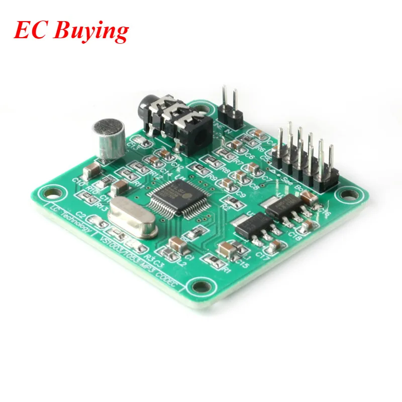 5Pcs/1pc VS1053 Audio MP3 Player Module Development Board onboard Recording SPI OGG Encoding Record Control Signal Filter DC 5V