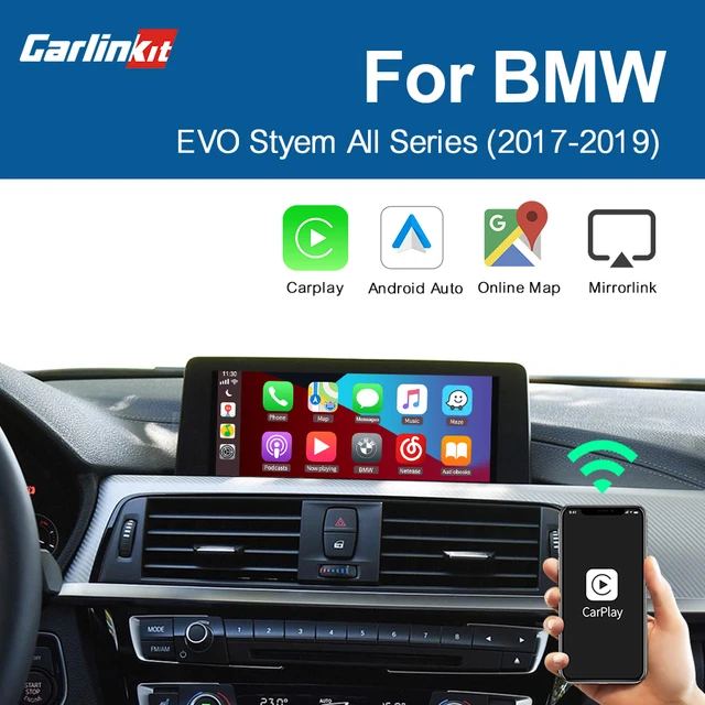 Carlinkit bmw X1 X2 X3 X4 X5 X6 X7すべてシリーズエボシステムワイヤレスcarplay  androidの自動エアプレイ音楽IOS14送料dhl For BMW All Series EVO system - AliExpress