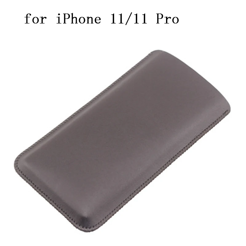 

2019 New PU Leather Skin Shell for iPhone 11/11Pro Case Fashion Phone Pouch Sleeve for iPhone 11Pro Max Skin Protective Bag Case