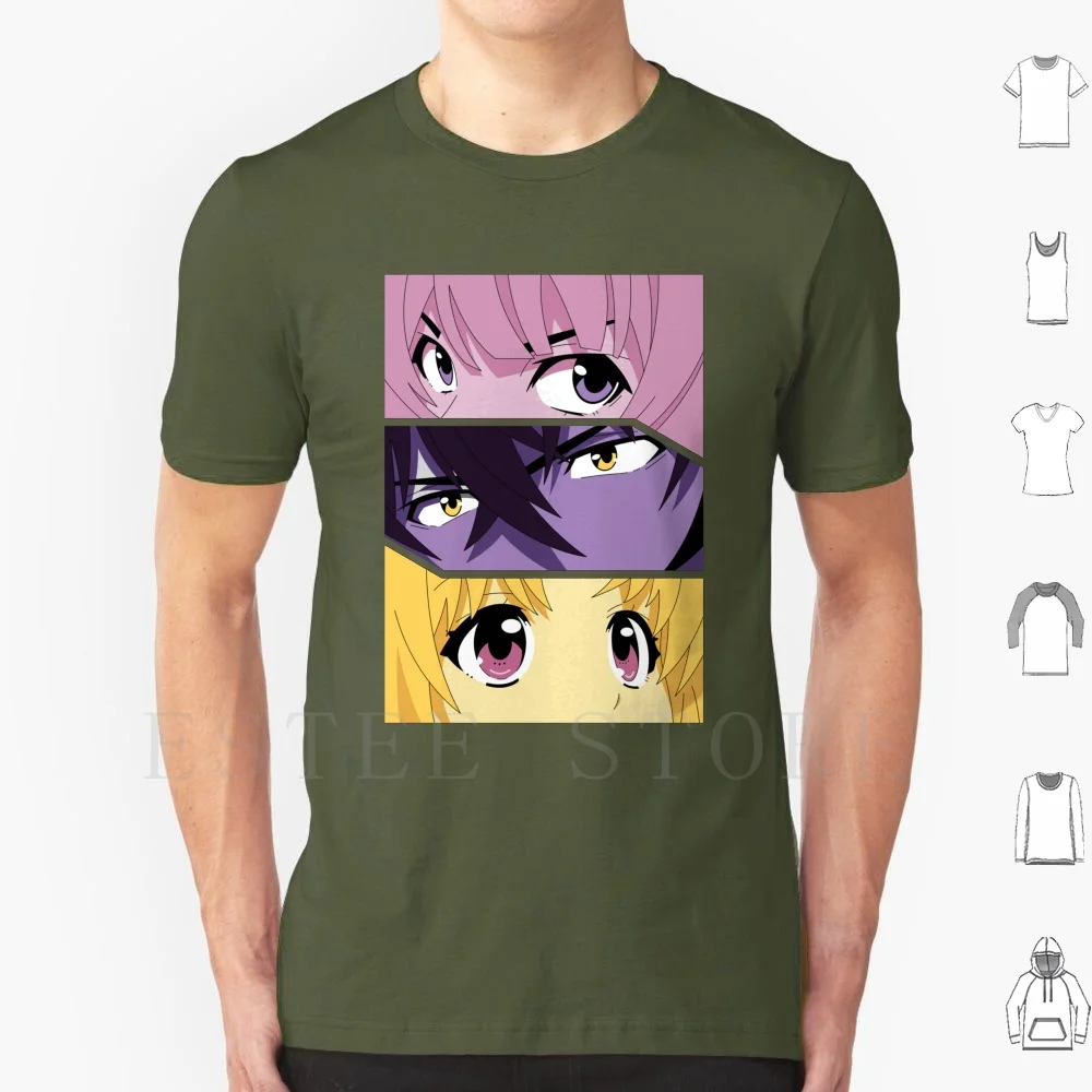 ¡Los ojos de la Manga lo tienen! Camiseta de algodón para hombre, Camiseta con estampado artesanal, Bnha Mha Todoroki Shouto Toga Himiko Midoriya Izuku Dabi Bakugou