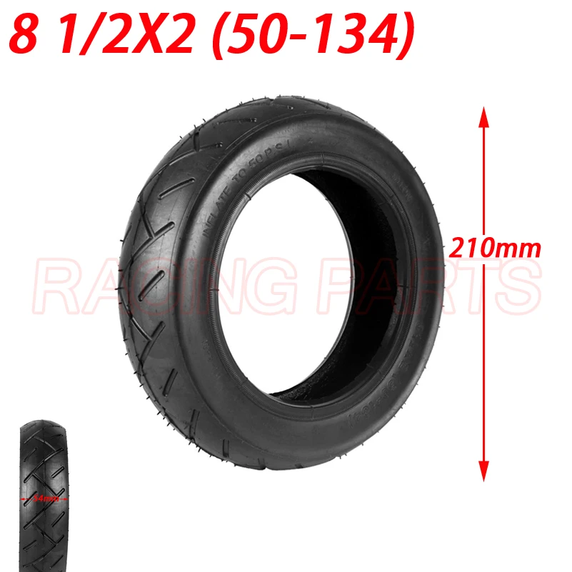 

8 1/2x2(50-134) Inner Outer Tyre 8.5x2 Pneumatic Tire for Inokim Light Electric Scooter Baby Carriage Folding Bicycle Parts