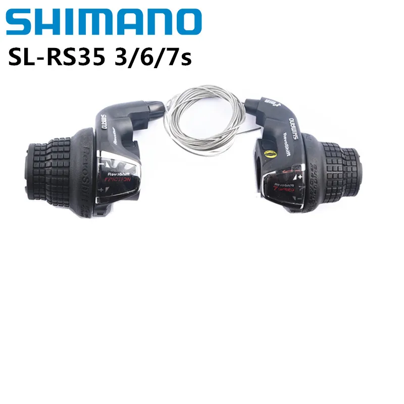 Shimano-palanca de cambio de giro para bicicleta de montaña, manillar para MTB, Tourney SL, RS36, RS35, RS25, 3s, 6s, 7s, 18s, 21s, RS35