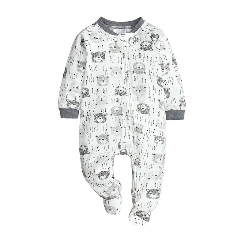 Animal Baby Boy Clothes Rompers Bodysuit Costumes Sleepwear Cartoon Children's Clothing For Newborn Pijama