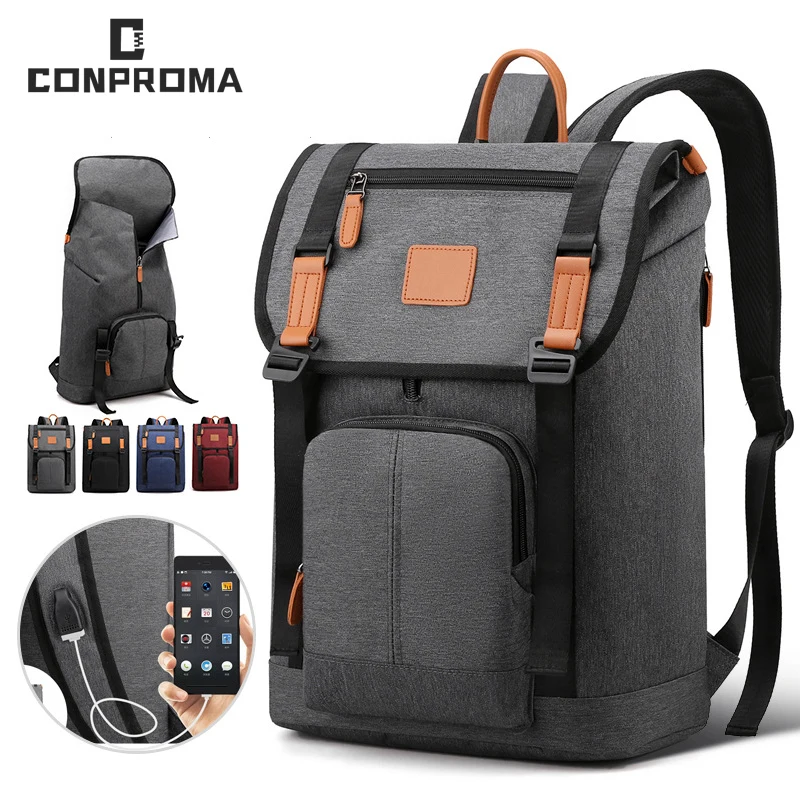 

Laptop Bag 15.6 Inch Multifunctional Simple Waterproof Travel Handbag Huawei Lenovo Air Pro Xiaomi Charging Function Backpack