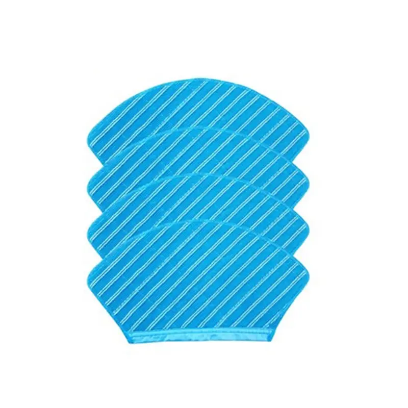 Midea S8 + 로보틱스 진공 청소기 부품 교체용 진공 청소기 걸레 천, 4 개입