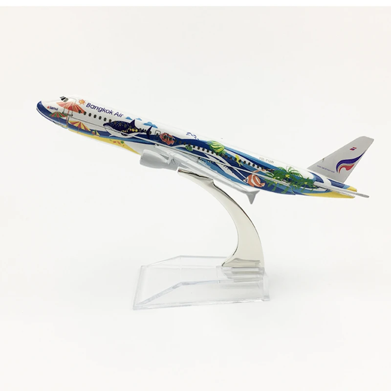 

16CM 1:400 Scale Airbus A320 Airplanes model Thailand Bangkok Fish airways airlines Diecast alloy aircraft plane collectible