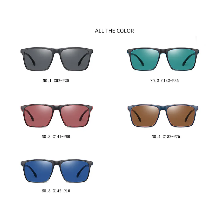 Sunglasses Men Women Fashion Cycling Sun Glasses Polarized UV400 Lens Outdoor Driving Vintage Eyewear Accessories For Male 3320