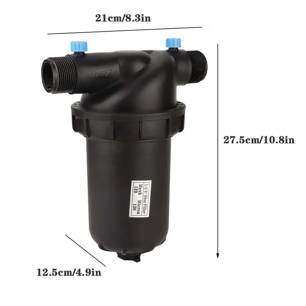 3/4,1,1.5,2 cal 120 Mesh podlewanie ogrodu netto filtr siatkowy opryskiwacz ogrodnictwo nawadniania kropelkowego narzędzia mocowanie rury złącze