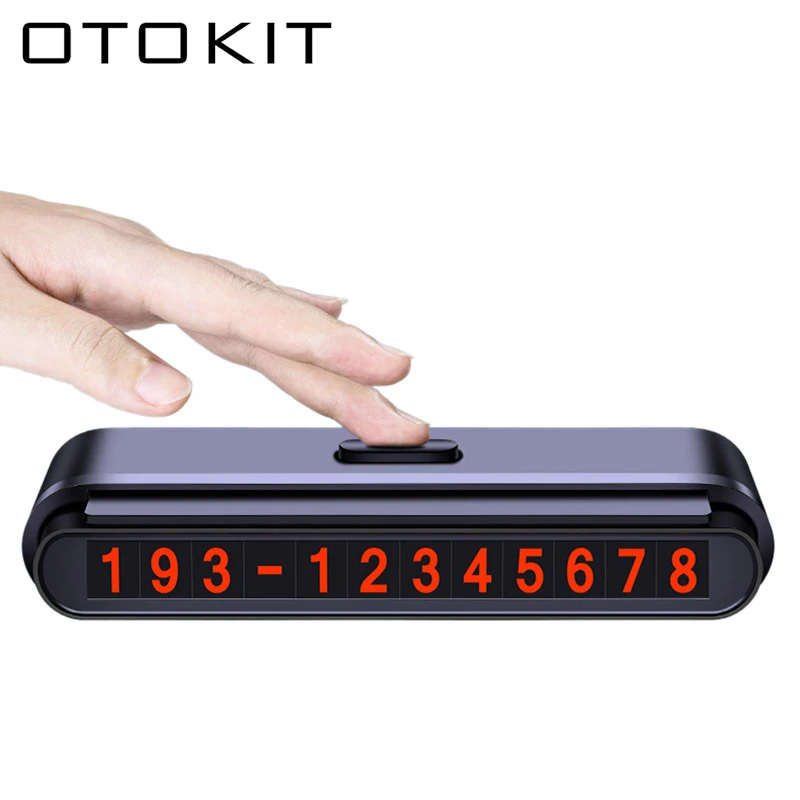 Car Styling Temporary Parking Card Phone Number Card Plate Telephone Number Car Park Stop In Car-styling Automobile Accessories