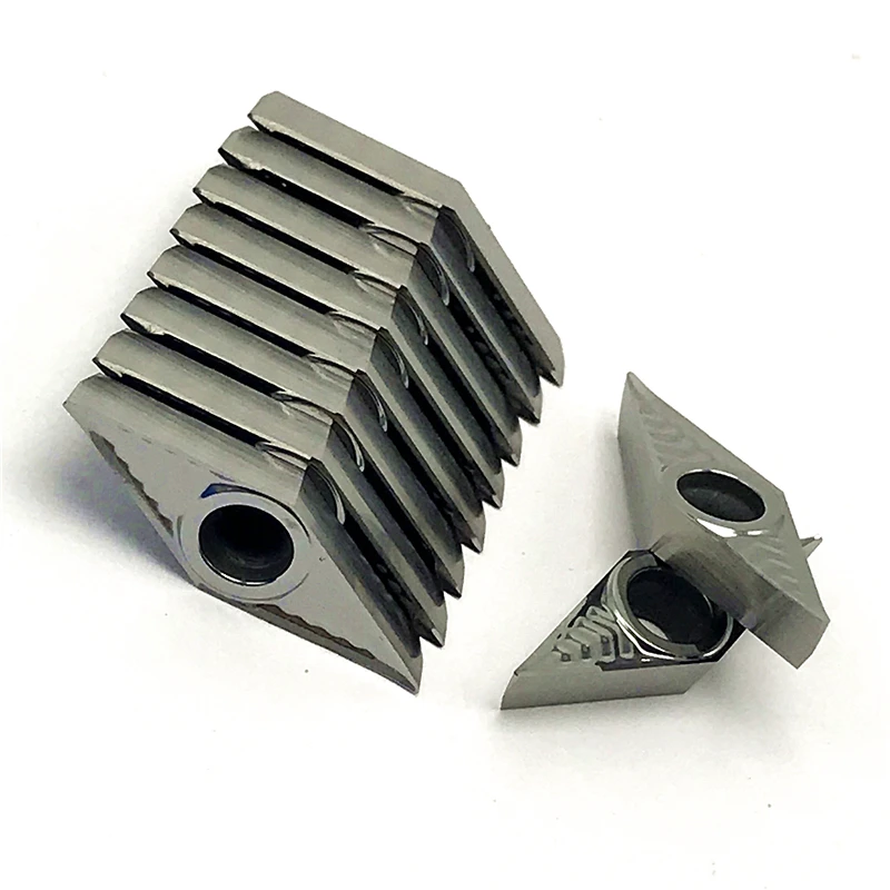 VCGT110302 VCGT110304 VCGT110308 AK H01 insertos de aluminio, herramientas de torneado de madera y Metal, insertos de torneado CNC, herramientas de