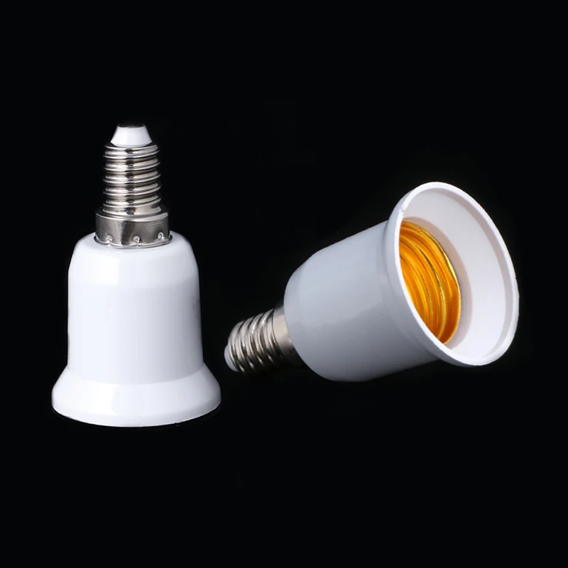 E14 to E27 Light Base Screw Conversion Socket Light Lamp Bulb Holder Adapter Light Socket Converter
