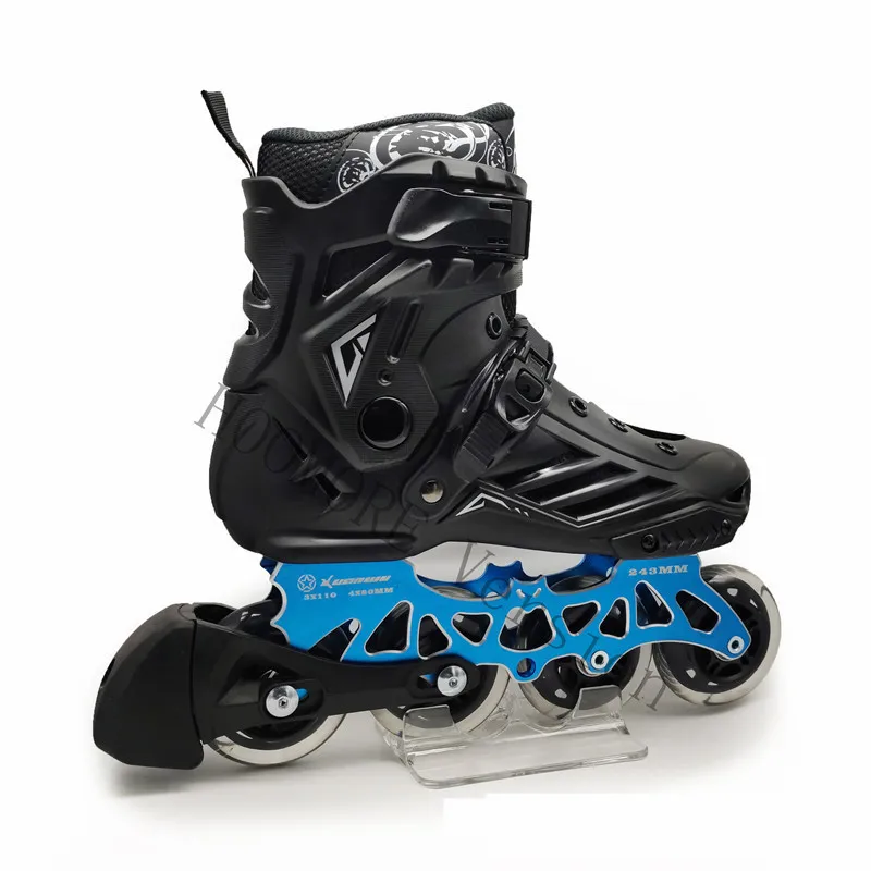 Boys Girls Daily Sports Inline Skates Shoes with 4X76mm 4X80mm Skating Sneaker Roller Tire White Black Students Road with Brake