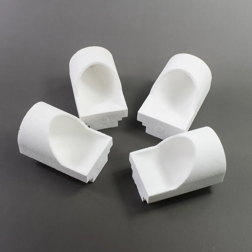 4pcs/set Dental Lab Casting Quartz Crucible Hooded type