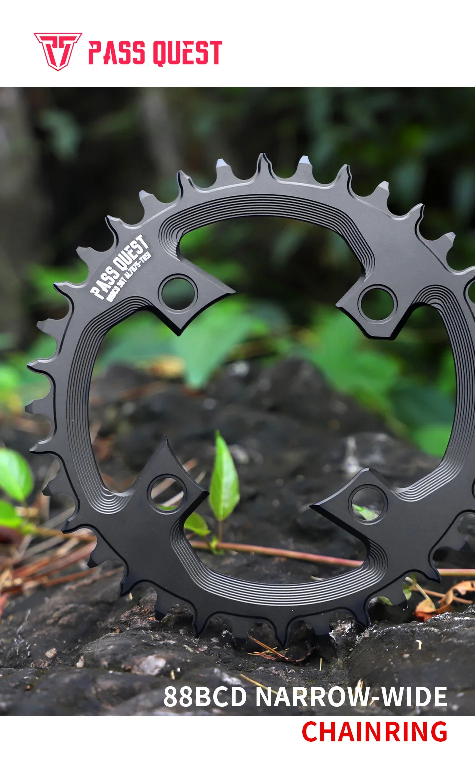 XTR985 88 BCD Kettenblatt Für Shimano XTR985 BCD 88mm KURBEL 36T 38T 40T 42T 44T MTB Bike Kette 88bcd MTB Kettenblätter – Detail 1