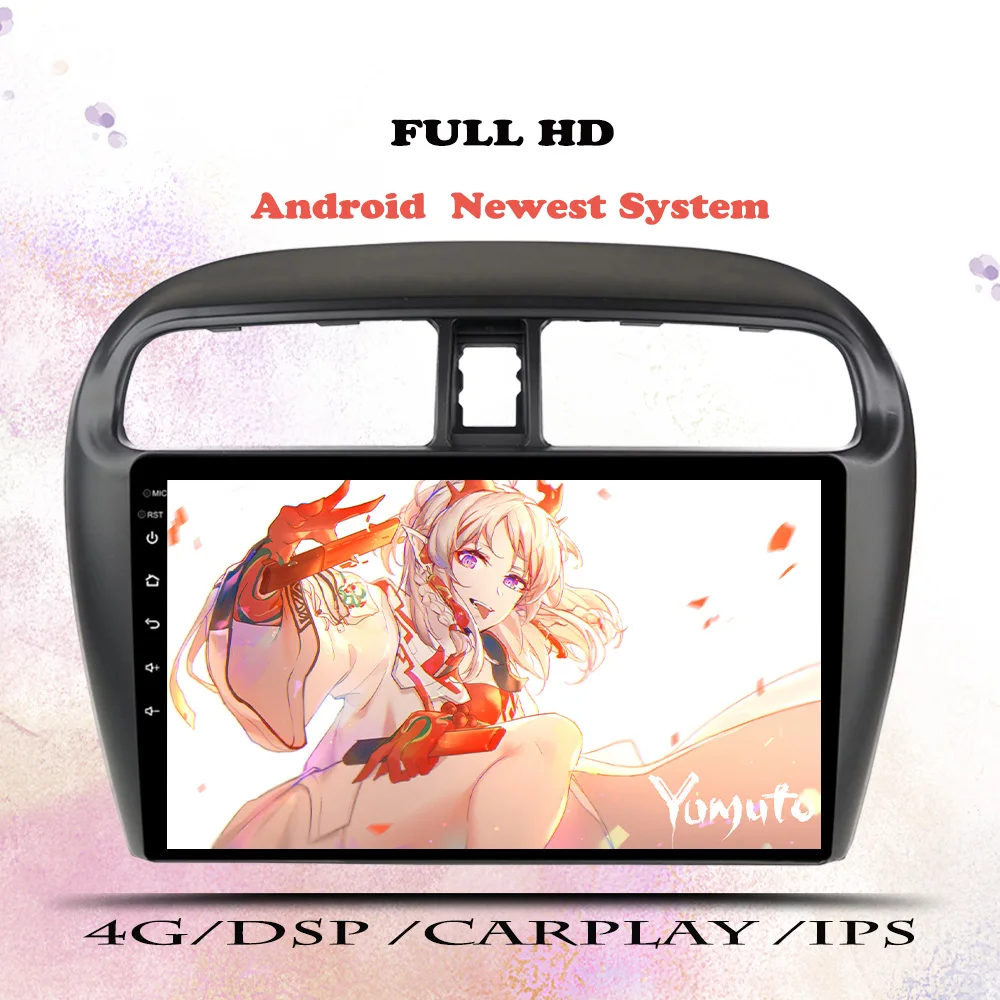 

2 DIN Android 11.0 Car Radio Gps Dvd Player For Mitsubishi Mirage Attrage 2012 2018 Car Radio Multimedia Navigation Head Unit