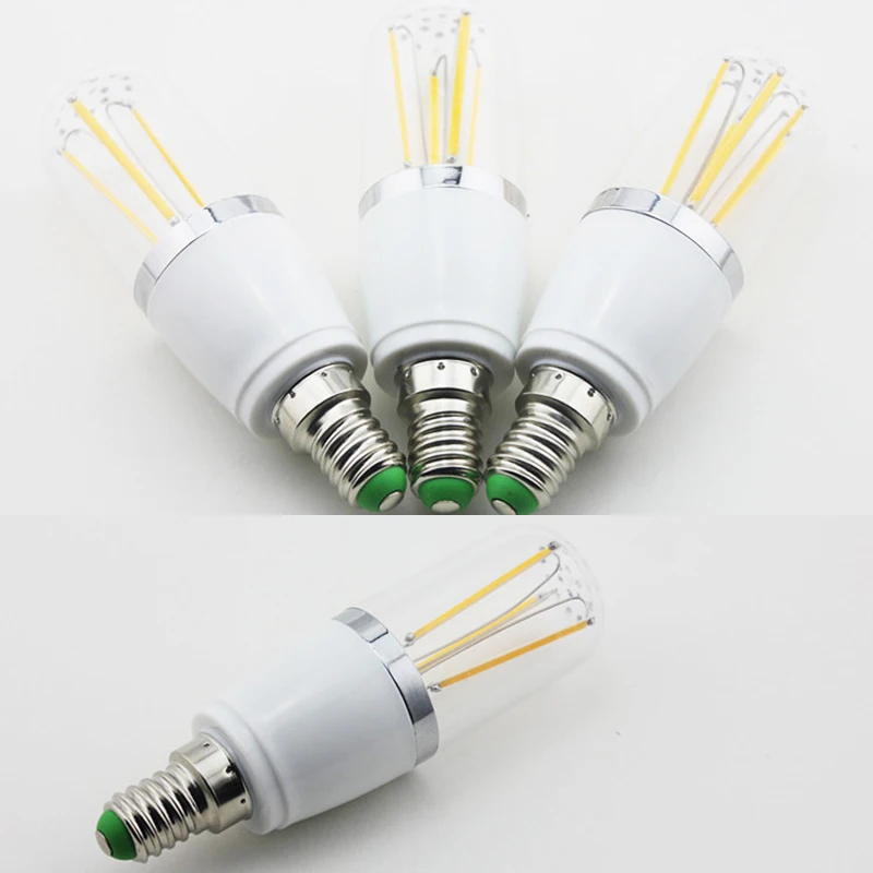 LED 필라멘트 전구, 조도 조절식 B22 총검 교체, 백열 램프, E14, E27, 3W, 4W, 6W, 30W, 40W, 60W, 220V, 110V, DC 12V