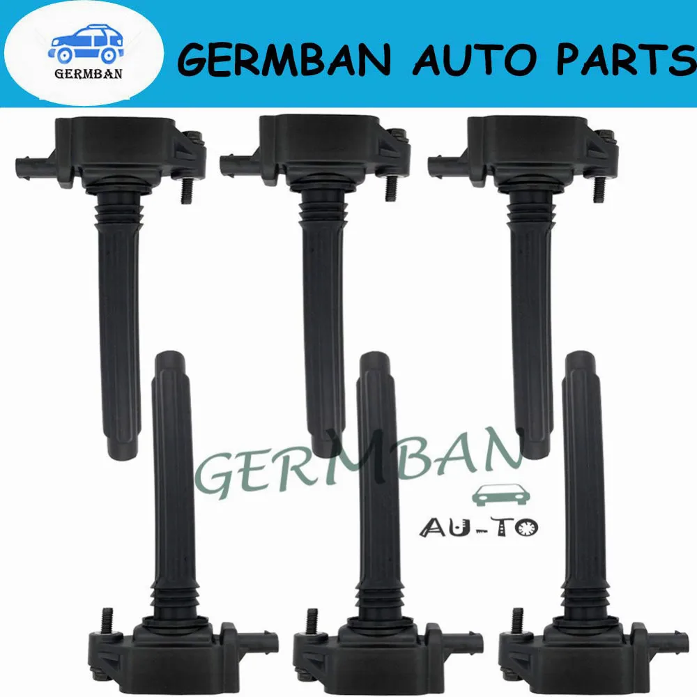 

UF648 6pcs Set Ignition Coils 0221504032 for Chrysler Dodge Jeep Ram 3.2/3.6L V6 C1791 5149168AH 5149168AI